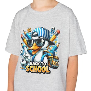 Back-to-School Kids Cotton Tee: Fun Children&#39;s T-Shirt