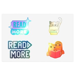 美しいコンピュータステッカー、子供、ティーン、学生、教師向けのインスピレーションを与える読書用ウォーターボトルステッカー、ノートパソコン用防水ステッカー