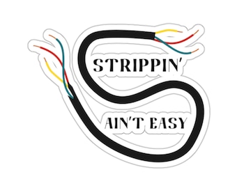 Electrician Stickers, Sticker for Electrician, Electrical Vinyl Stickers, Electrician Funny Sticker, Gift for Electrician, Sticker Decal Dad