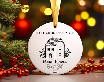 Personalized New Home Ornament, First Christmas Keepsake