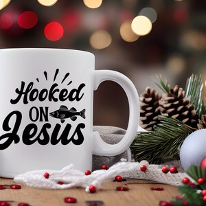 Christmas Mug Christmas Tree Ornament Xmas Gift Hot Chocolate Home Decor Movie Family Best Friend Christian Gift Xmas Inspirational Gift