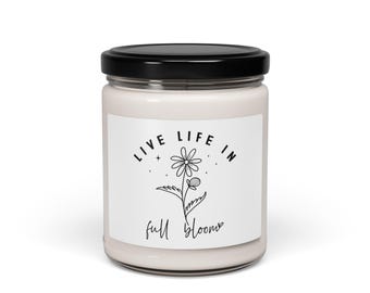 Vela de soja perfumada: aromaterapia ecológica, duración de 50 a 60 horas
