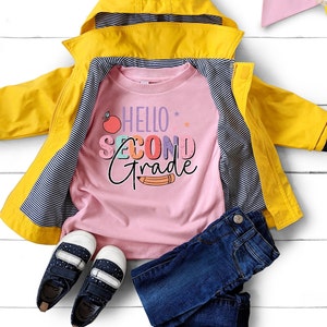 Hello Second Grade Shirt, PreSchool Kids Shirt, Comfort Color T-Shirt, Back to School T-Shirt, Short Sleeve T-Shirt, Best Quality T-Shirt