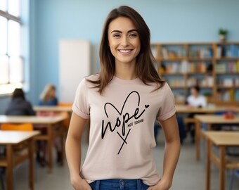 Funny Sarcastic T-Shirt: Nope Not Today Graphic Tee