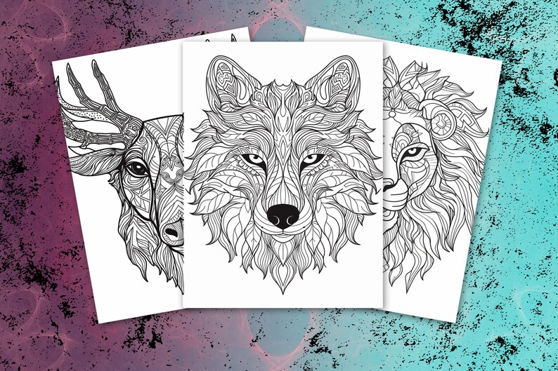 Mandala Animals Coloring Pages, Cute Animals, Wild Animals, High ...