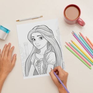 Rapunzel Coloring Pages - 40+ Rapunzel Coloring Pages | Princess