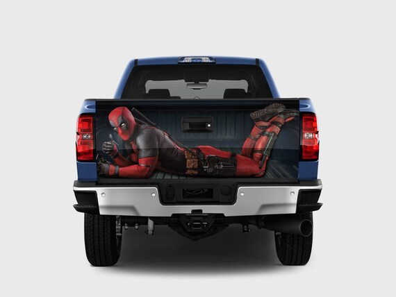 Deadpool Tailgate Wrap Vibrant Vinyl Graphic Decal for Truck Car Pickup Etsy