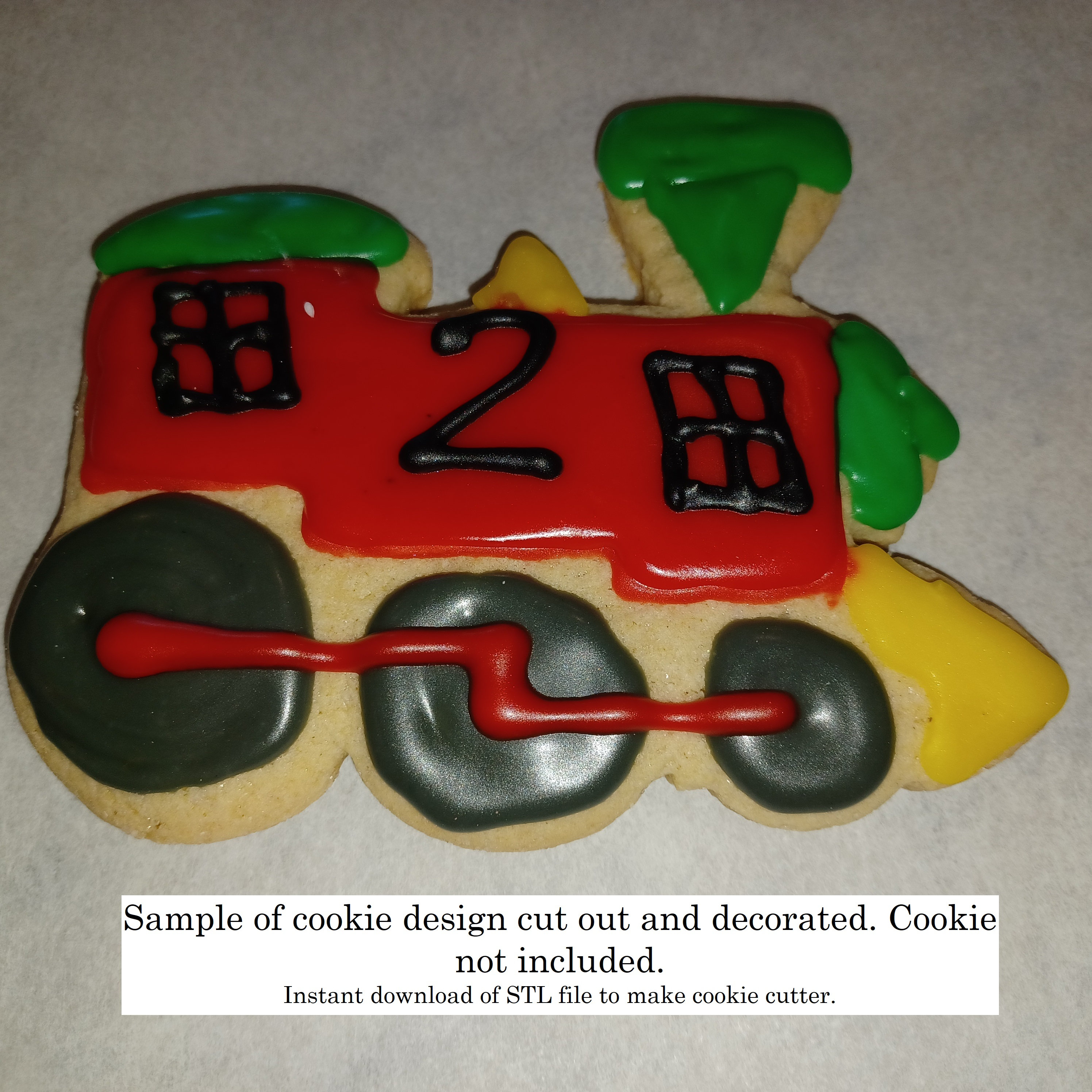 Train Cookie Cutter Digital STL File, Instant Download Etsy