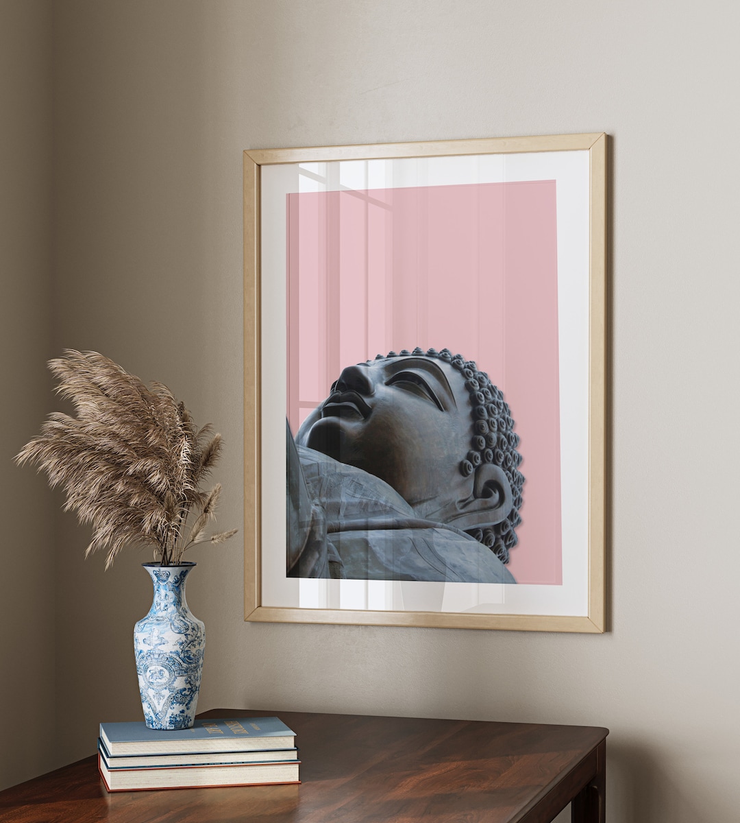 Buddha Wall Art Download Digital Modern Decor, 2 Colors Pieces Prints ...