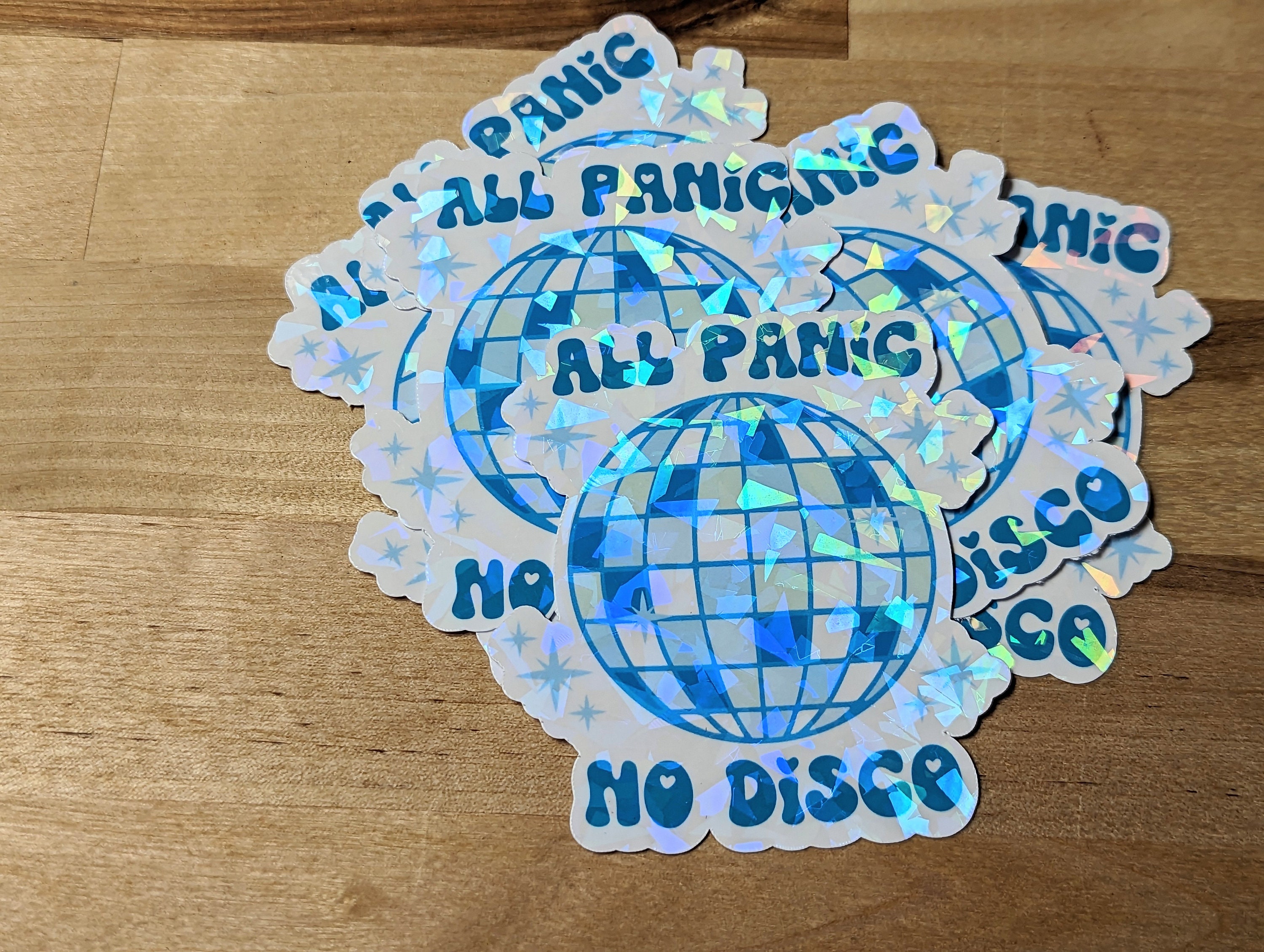 All Panic No Disco Sticker – 605 Vibes