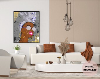 Hood Plastics. Old School Plastic Era. Hood Vibes Art. Urban ArtWork. Digital Wall Art.