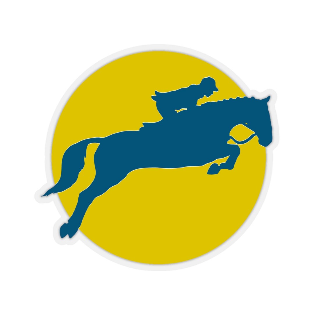 14600 Kisscut Rider & Jumper Horse Stickers Etsy