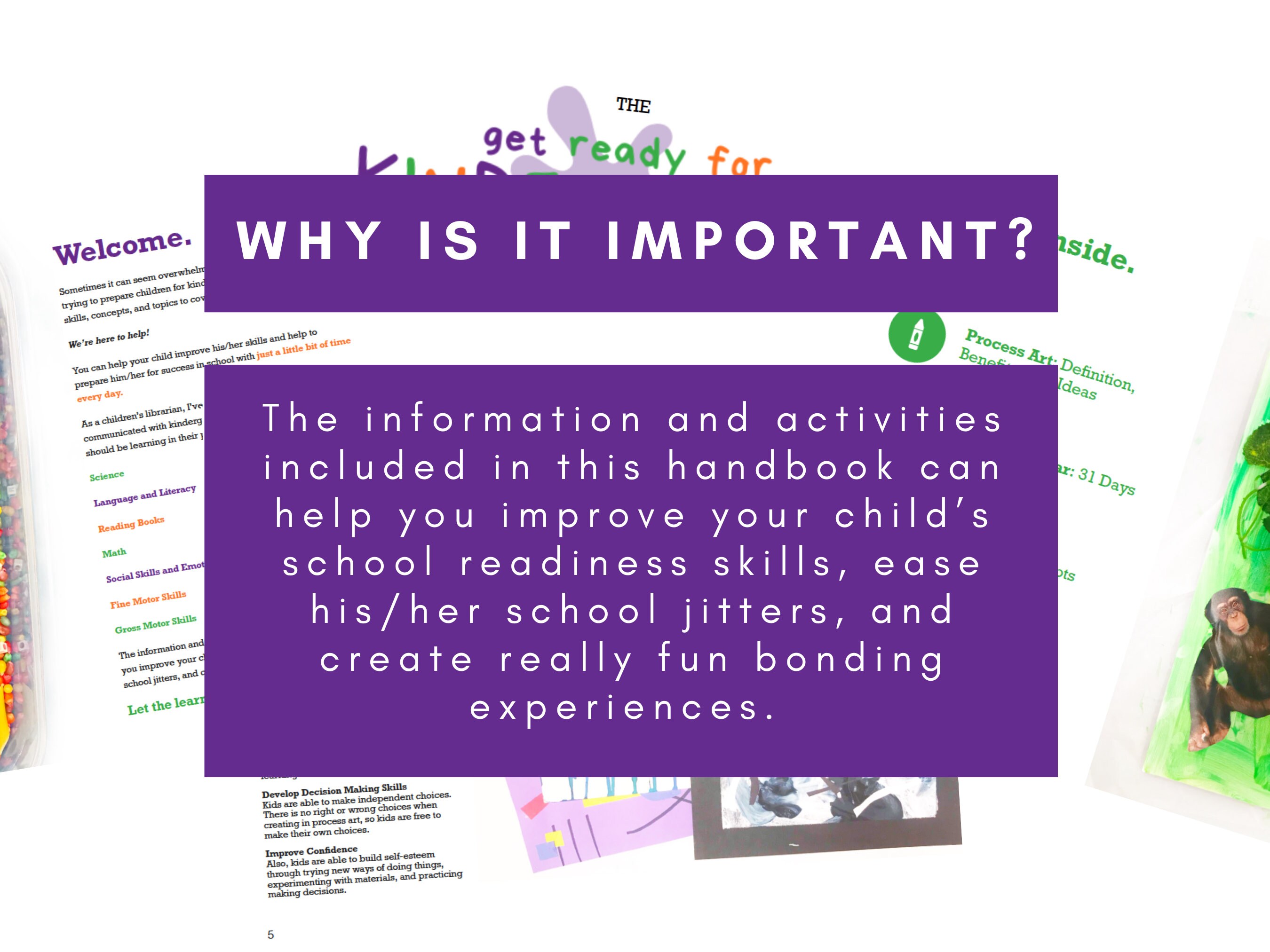 The Get Ready for Kindergarten Handbook, Preschool Activity Guide