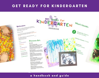 The Get Ready for Kindergarten Handbook, Preschool Activity Guide, Prepare Child for Kindergarten, Preschoolers and Caregivers Guide