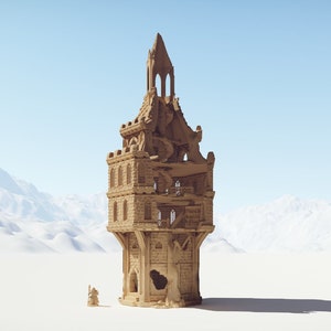 Sieged Wizards Tower | Ideal for Tabletop RPGs | Dungeons and Dragons