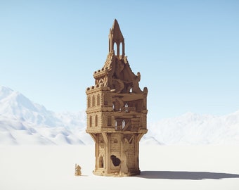 Sieged Wizards Tower | Ideal for Tabletop RPGs | Dungeons and Dragons