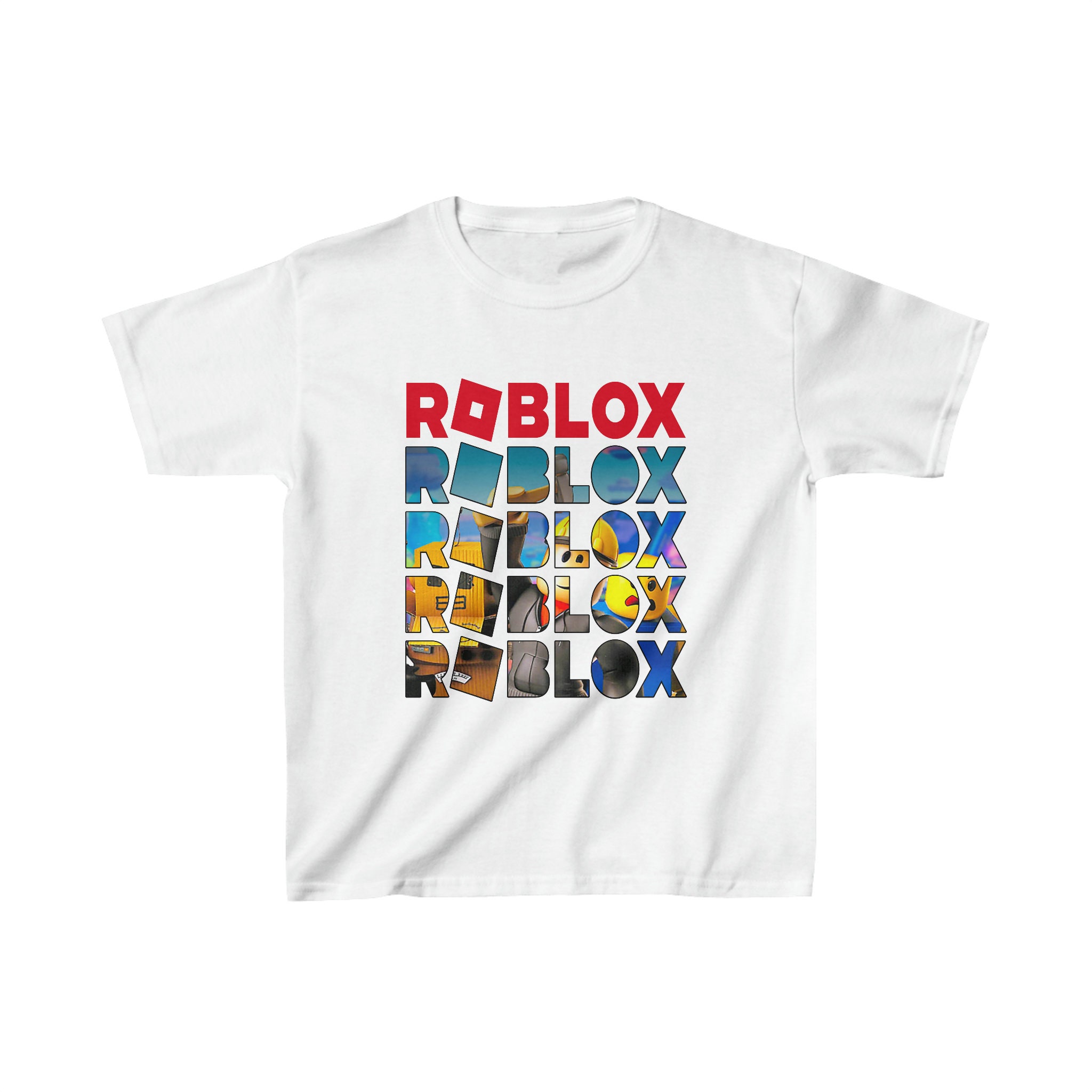 ROBLOX Kids Heavy Cotton Tee/t-shirt PERSONALIZABLE 