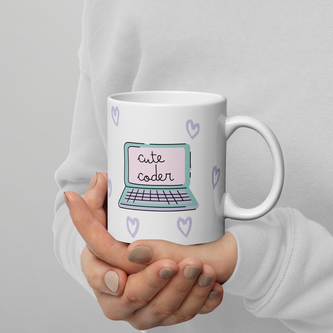 Cute Coder Mug - Cute Tech Gift for Women in STEM, Coders, and Female ...
