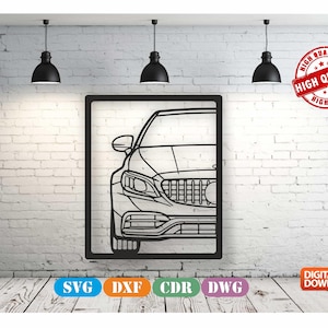 G63 AMG Metal Car Wall art Decor vector file for laser cutting , plasma cutting ( svg , dxf , dwg , cdr ) Metalic & Wood CNC machine!