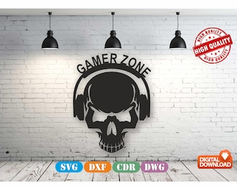 Game Room Wall art Decor vector drawing file for laser cutting , plasma cutting( dxf , dwg , cdr , svg ) Metalic & Wood CNC machine