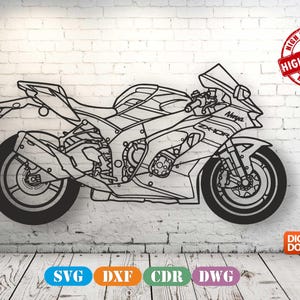 Kawasaki Ninja Svg - Etsy
