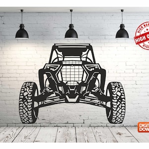 Metal Car Buggy Wall art Decor vector file for laser cutting , plasma cutting ( svg , dxf , dwg , cdr ) Metalic & Wood CNC machine!