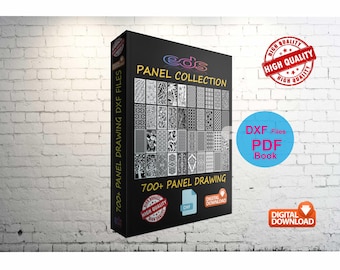 700+ Panel Collection: CNC Plasma, Laser Cut DXF Files (PDF Catalog)