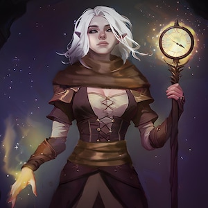 Custom Fantasy Portrait Commission, Dungeons & Dragons Inspired Character, RPG Character Commission, OC Digital Art, Personalized DnD Art