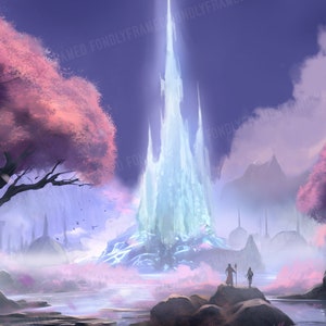 Encomenda de Paisagem de Fantasia Personalizada - Fundo de Paisagem Personalizado | Fundos de Jogos de Fantasia: Zelda, DnD, BG3, Genshin, FFXIV
