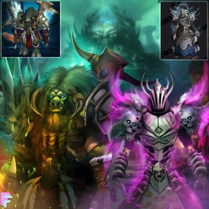 MMORPG Character Commission, Custom World of Warcraft Character Art, Gamer Fantasy Portrait, WoW Gaming Avatar, Digital Character Commission