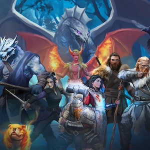 Personalized Dnd Group Commission | Character Design | Custom Party Gift | Portrait Character Dungeons & Dragons Group Portrait Campaign Art