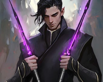 Custom Character Art by FondlyFramed | Custom Fantasy Character Portrait, Dungeons and Dragons Art, Personalized D&D Commission, OC Art