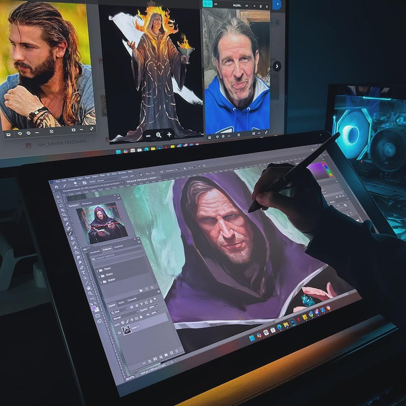 Arte de personajes de fantasía OC / Encargo de personajes originales / Dungeons and Dragons, World of Warcraft, Baldur's Gate 3, Final Fantasy, Pathfinder imagen 19