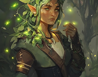 Fantasy Character Commission | Custom Original Character Portrait, RPG Campaign, Book Illustration, Personalized Digital Character Design