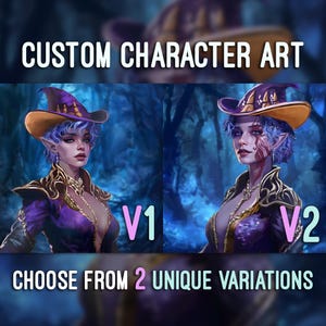 Fantasy Character Commission, Custom Commission, Dungeons and Dragons Character Portraits, Digital Character Commission, Custom DnD Portrait