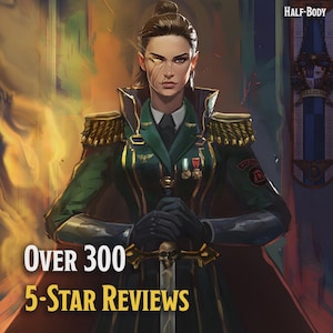 Arte de personajes de fantasía OC / Encargo de personajes originales / Dungeons and Dragons, World of Warcraft, Baldur's Gate 3, Final Fantasy, Pathfinder imagen 18