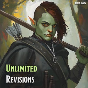 Arte de personajes de fantasía OC / Encargo de personajes originales / Dungeons and Dragons, World of Warcraft, Baldur's Gate 3, Final Fantasy, Pathfinder imagen 16