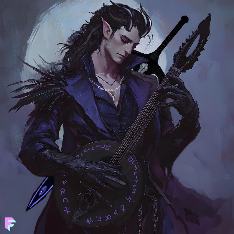 Arte de personajes de fantasía OC / Encargo de personajes originales / Dungeons and Dragons, World of Warcraft, Baldur's Gate 3, Final Fantasy, Pathfinder imagen 2