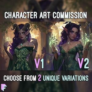 Custom Character Illustration, Original Character Art, Book Character Portrait, Personalized OC Commission, Digital DND Character Drawing