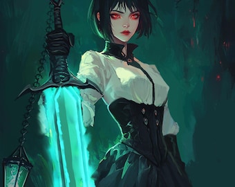 Personalized RPG Character Art | DND Character Commission, Game Character Design, Digital Illustration for Gamers,  Fantasy Portraits,OC Art