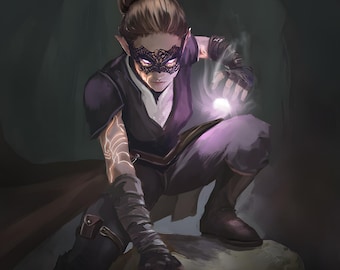 Custom D&D Character Art, Personalized TTRPG Commission, Fantasy RPG Portrait, OC Digital Illustration, Original Character Design Gift