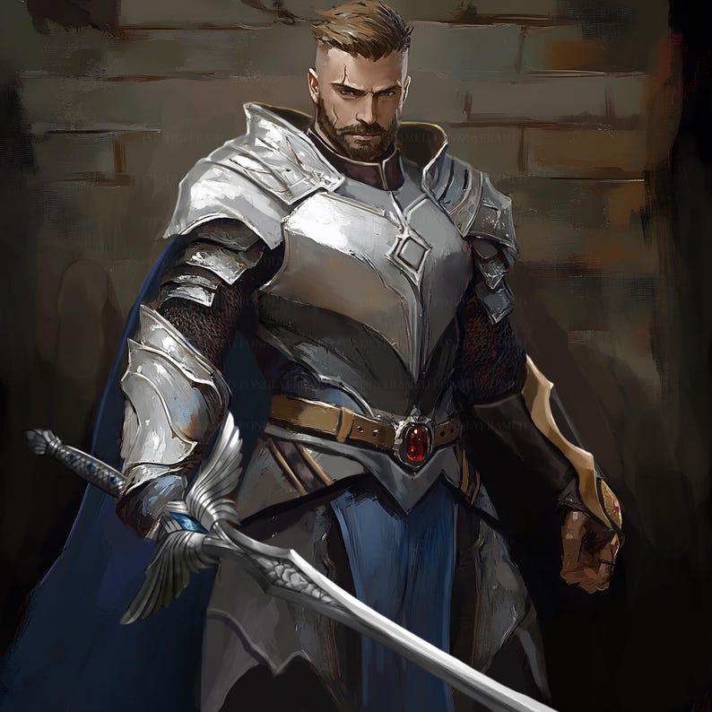 Custom DND Character Portrait | Dungeons & Dragons Commission, TTRPG ...