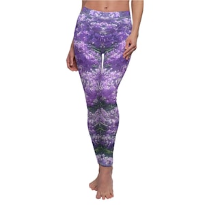 Lavender Love- Women&#39;s Casual Leggings
