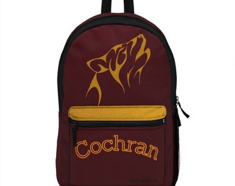 Backpack-Cochran-Maroon n gold