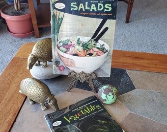 Pair of Vintage Cookbooks - Good Housekeeping - Salads - Vegetables - 1958 - Paperback