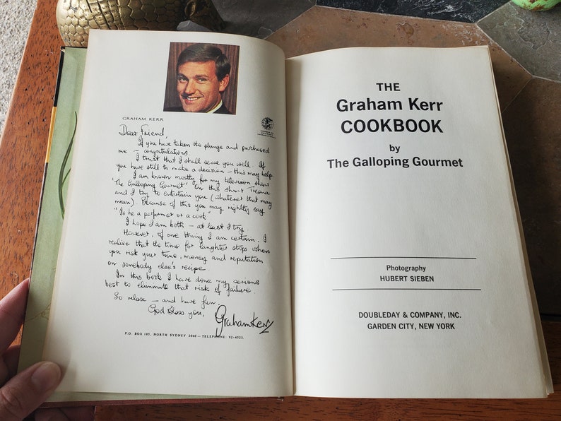Le livre de cuisine Graham Kerr The Galloping Gourmet livre de cuisine vintage 1969 image 6