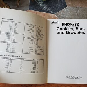 Hershey's Cookies, Bars, and Brownies Ideals Vintage Cookbook 1983 Chocolate Cocoa image 5