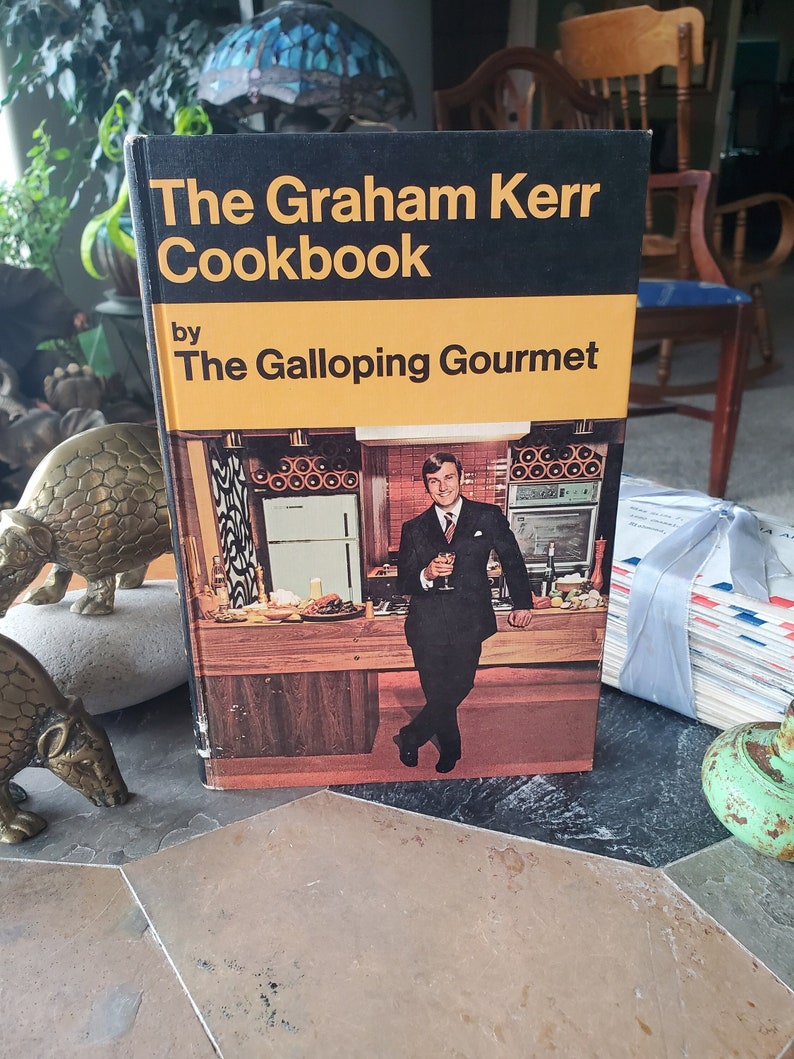 Le livre de cuisine Graham Kerr The Galloping Gourmet livre de cuisine vintage 1969 image 1