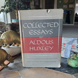 Collected Essays of Aldous Huxley - Vintage Book - 1958 - Hardcover