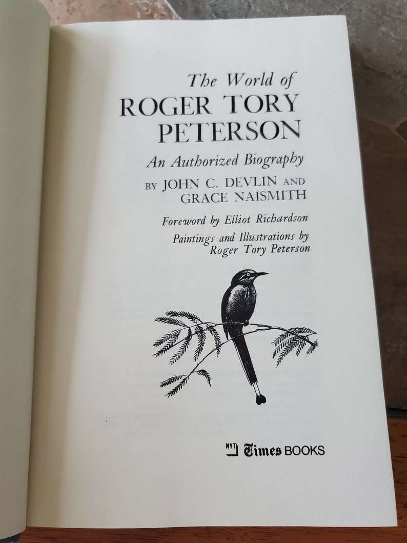 The World of Roger Tory Peterson An Authorized Biography by John C. Devlin and Grace Naismith Vintage Book 1977 image 6